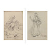 Fernand Harvey Lungren (1857-1932) - Washing - Santa Fe Double-Sided Drawing (PDC91660-0521-003)
