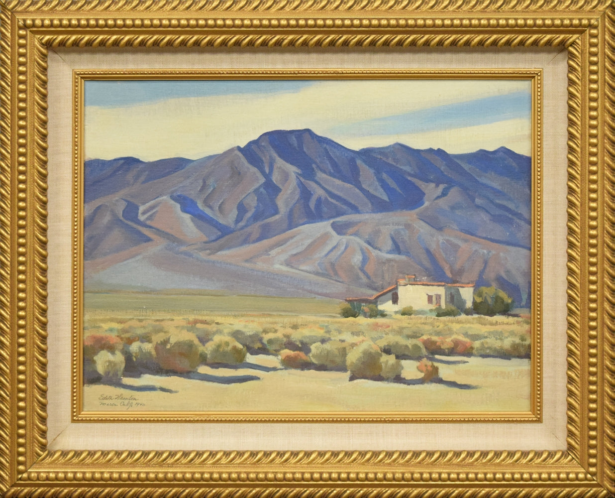SOLD Edith Hamlin (1902-1992) - Santa Rosas in the Morning c. 1940s