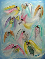 Ted DeGrazia (1909-1982) - All the Angels in Heaven are Happy