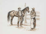 SOLD Joe Beeler (1931-2006) - Trading Horses
