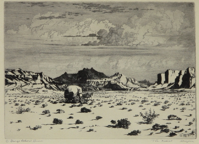SOLD George Elbert Burr (1859-1939) - The Desert