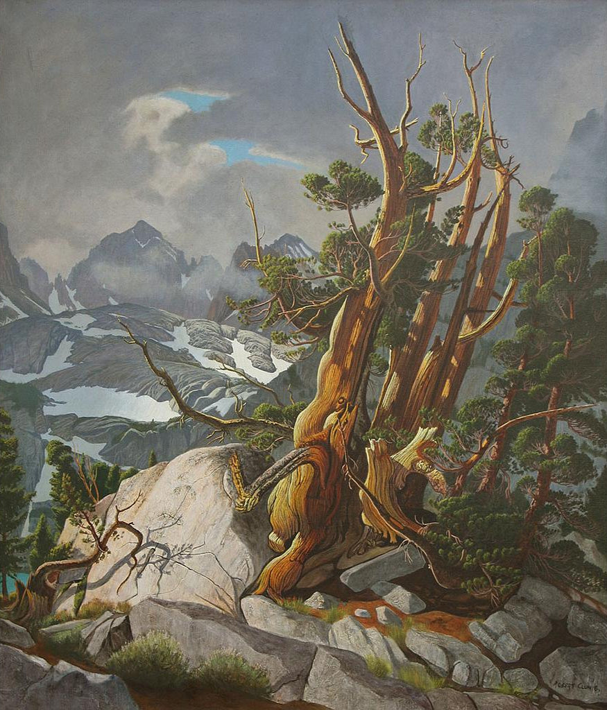 SOLD Robert Clunie (1895-1984) - Storm in Nth Palisade Basin, Inyo County, California