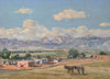 SOLD O.E. Berninghaus (1874-1952) - Edge of Town (Taos, New Mexico)
