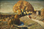 SOLD Joseph Fleck (1892-1977) - Autumn on Las Vegas Trail