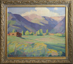 SOLD Hans Paap (1890-1967) - Adobe and Mountains