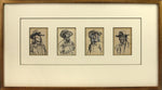 Maynard Dixon (1875-1946) â€“ Mountain Men, Emigrant, Wagoner, Missourian (Group of 4 Drawings) (PDX1312)1
