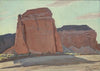 Maynard Dixon (1875-1946) - SOLD - Buttes in Las Vegas