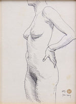 Maynard Dixon (1875-1946) - Standing Nude (PDX91660-0620-003)
