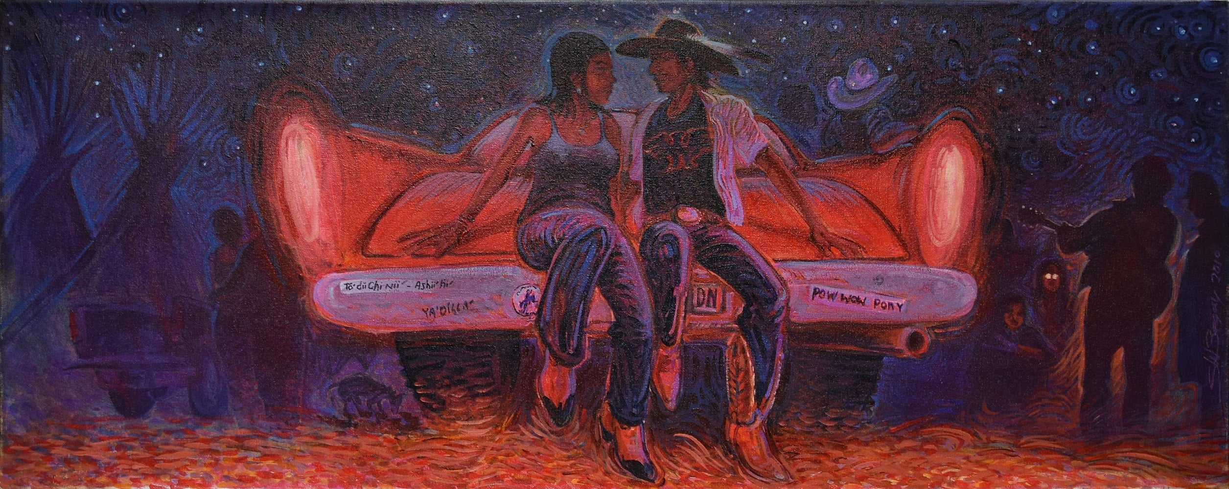 Shonto Begay - Pow-wow After Glow (Hearts Glow, on the Edge of Rainbow)