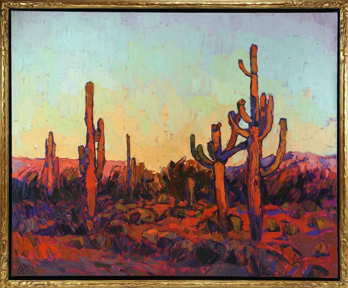SOLD Erin Hanson - Saguaro Color