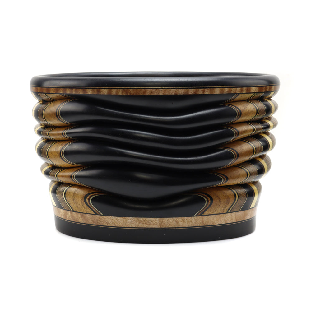 Terry Evans - Black and White Bowl (Large) (SC90593-0320-014) 2
