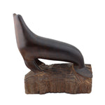 Seri Contemporary Wooden Seal Sculpture, 11.75" x 7" x 12" (SC91996C-1121-007)2