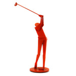 Shirley Wagner - "Stripe (Male Orange)" Cast Bronze and Powder Coated (SC92312A-0322-007)
