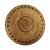 Yokuts Polychrome Basket with Geometric Design c. 1900-20s, 4.25" x 10" (SK3230-017) 5