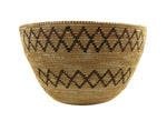 Mono Basket with Geometric Design c. 1900s, 6.75" x 12.25" (SK3230-035)