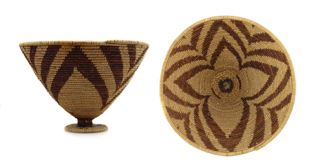 Maidu Basket c. 1900s, 4.75" x 7.5" (SK3230-062)