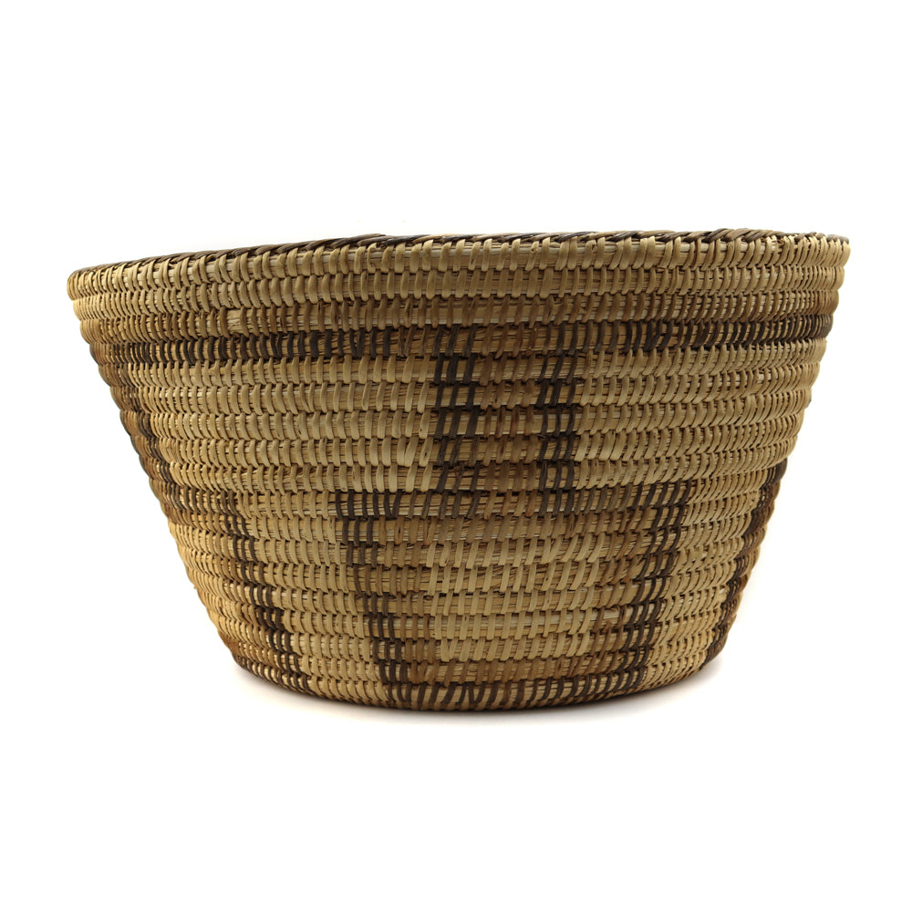 Pima Polychrome Basket c. 1890s, 7.5" x 14" (SK91819-125-004)
