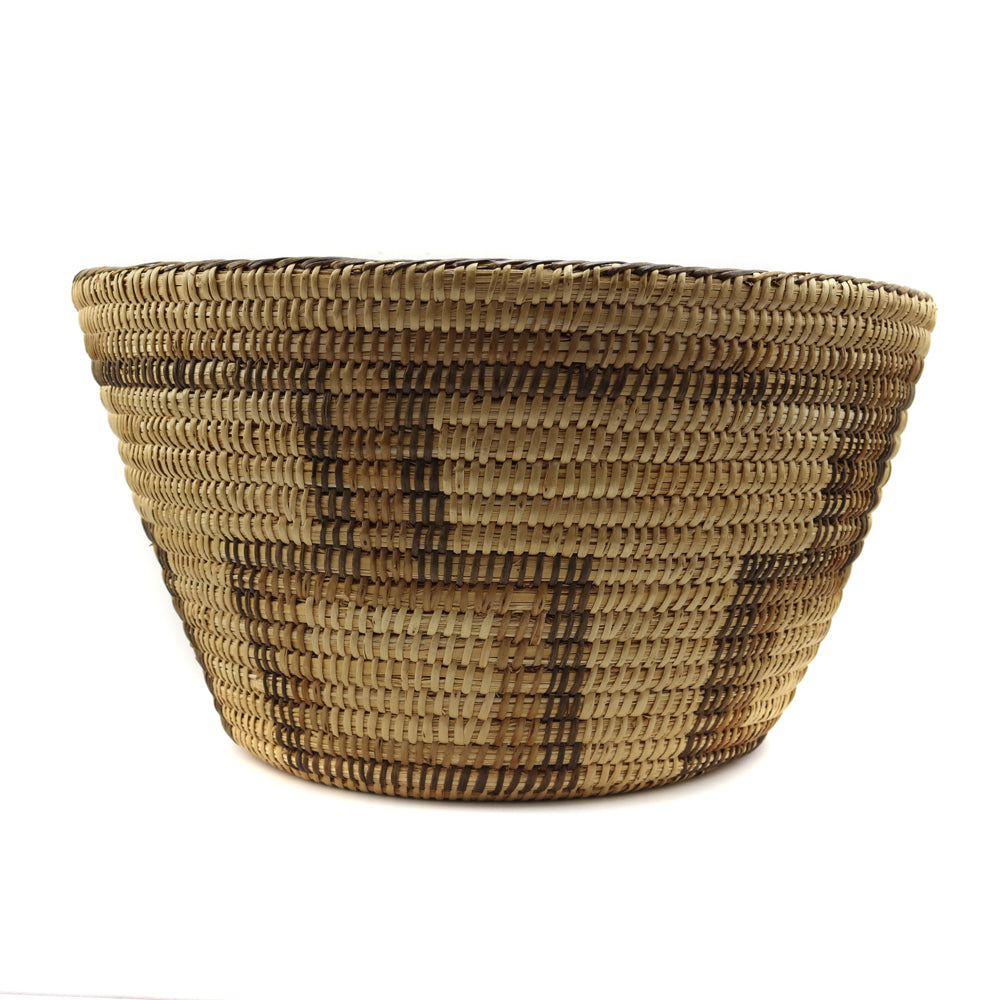 Pima Polychrome Basket c. 1890s, 7.5" x 14" (SK91819-125-004) 1
