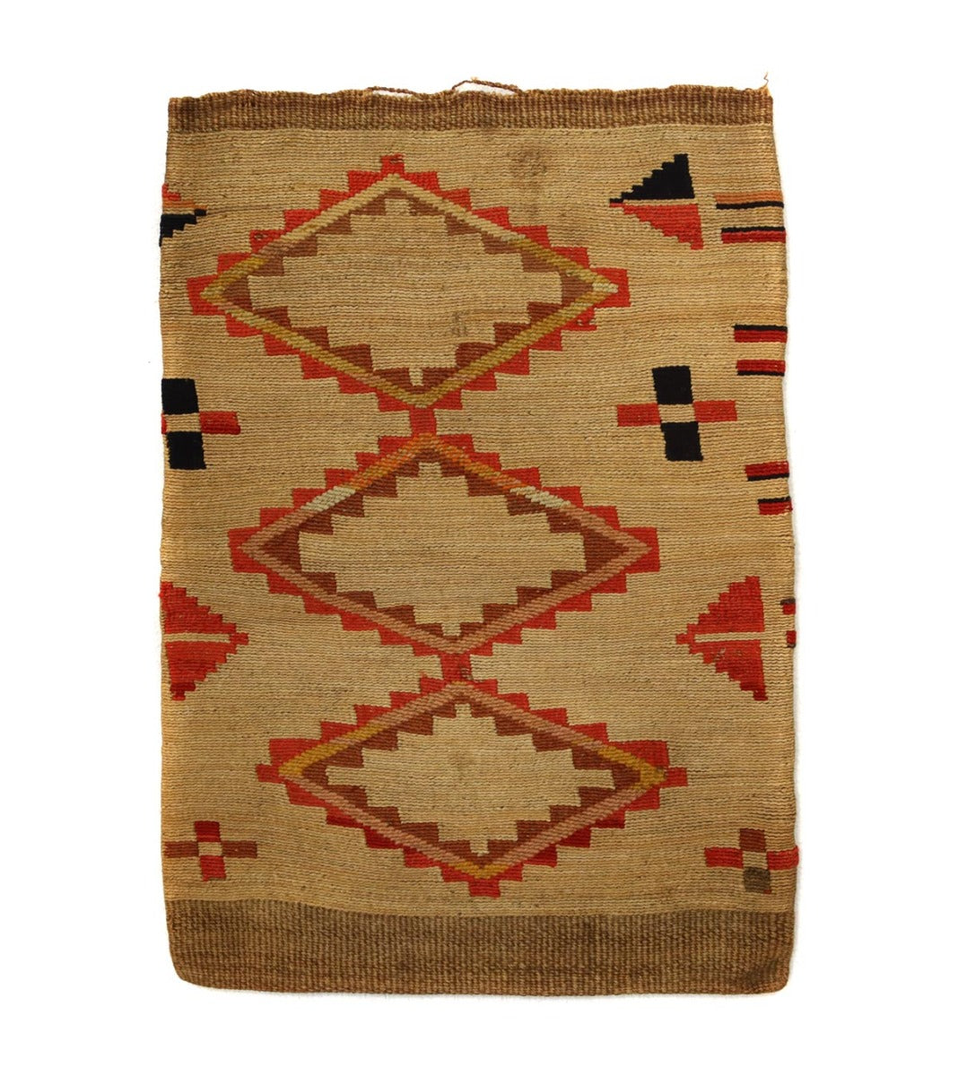 Nez Perce Double-Sided Corn Husk Bag c. 1900s, 19" x 13.25" (SK91963-0222-001) 1

