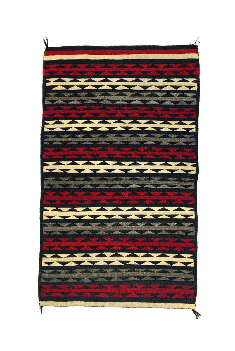 Navajo Ganado Rug c. 1930s, 64.75" x 39.5" (T6478) 3
