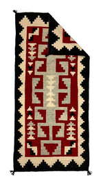 Navajo Ganado Rug c. 1920s, 72" x 34.25" (T5410) 1