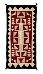 Navajo Ganado Rug c. 1920s, 72" x 34.25" (T5410) 2