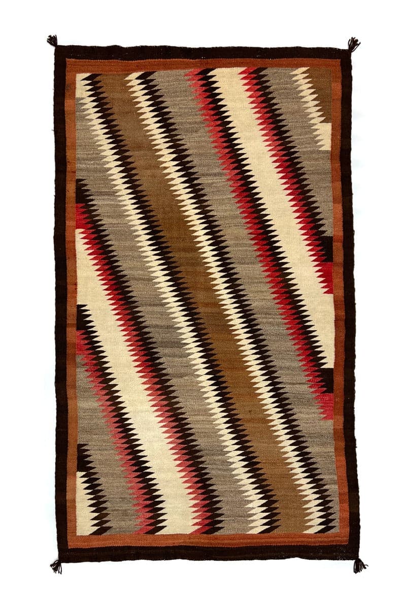 Navajo Red Mesa Rug c. 1950s, 83" x 48.5" (T5919)