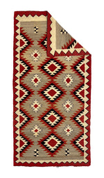 Navajo Red Mesa Rug c. 1920s, 74.5" x 39" (T6008) 2