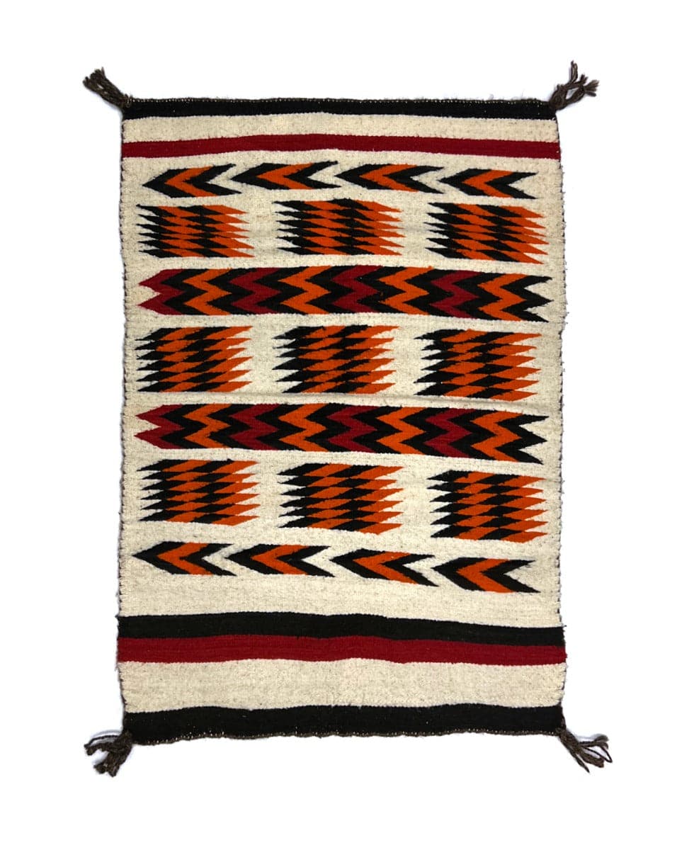 Navajo Double Saddle Blanket c.1890s, 48" x 33" (T6059)