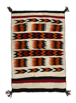 Navajo Double Saddle Blanket c.1890s, 48" x 33" (T6059) 3
