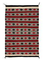 Navajo Ganado Rug c. 1978, 83.5" x 53" (T6087)