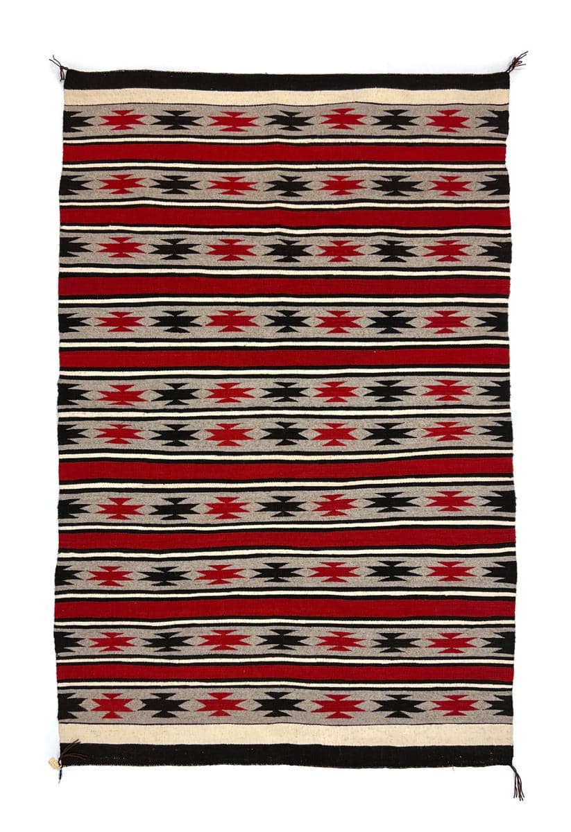 Navajo Ganado Rug c. 1978, 83.5" x 53" (T6087) 4