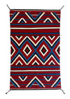 Navajo Revival Blanket c. 1900s, 64" x 39.5" (T6122)
