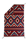 Navajo Revival Blanket c. 1900s, 64" x 39.5" (T6122) 1