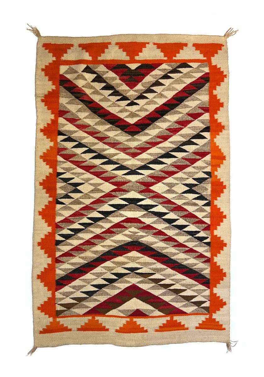 Navajo Red Mesa Rug c. 1910-20s, 72.5" x 45.5" (T6124) 4