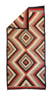 Large Navajo Ganado Rug c. 1920-30s, 133.5" x 63" (T6148) 3