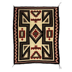 Navajo Crystal Storm Pattern Rug c. 1930s, 61.75" x 48.75" (T6236-CO-001)