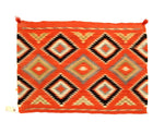 Navajo Germantown Single Saddle Blanket c. 1890s, 29.5" x 36" (T6266)1
