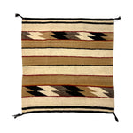 Navajo Single Saddle Blanket c. 1930s, 30" x 29" (T6279) 1