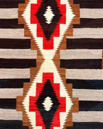 
Navajo Chief's Variant Blanket c. 1900s, 62" x 74.5" (T6310) 1