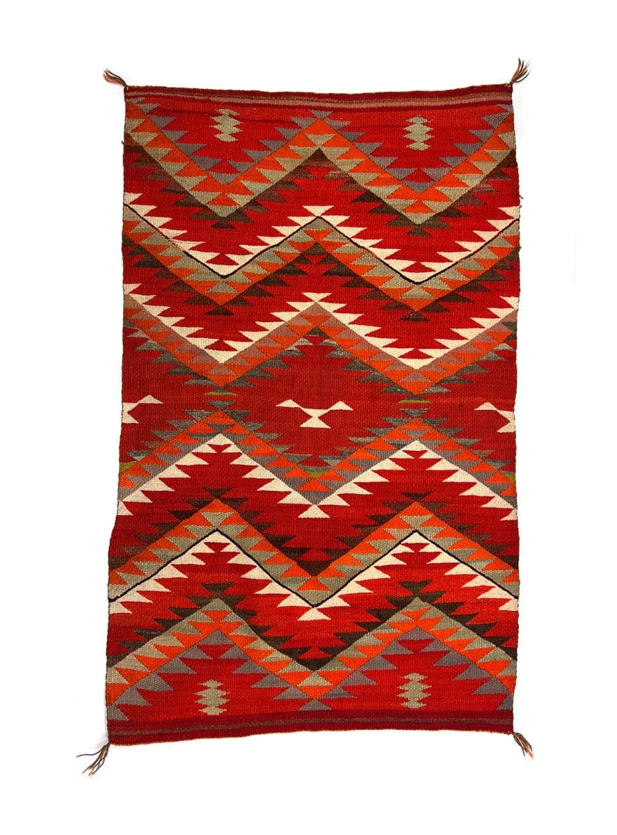 
Navajo Transitional Blanket c. 1890s, 62" x 38.5" (T6378) 2