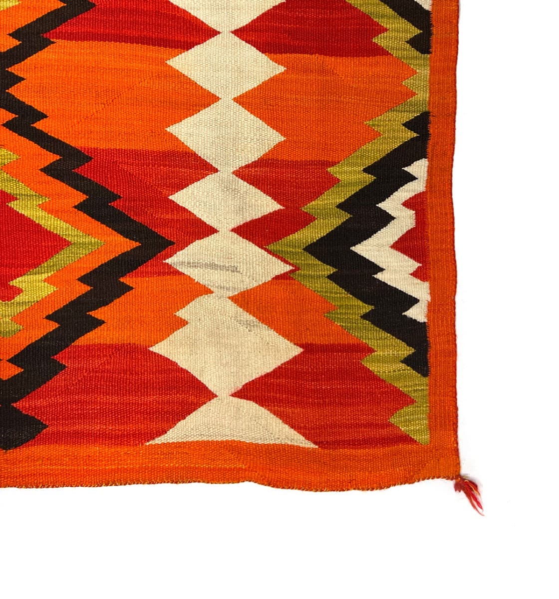 Navajo Transitional Blanket c. 1890-1900s, 77.5" x 54.5" (T6380) 2