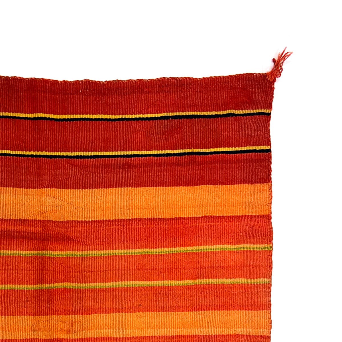 Navajo Transitional Double Saddle Blanket with Indigo Dye c. 1880s, 45" x 34" (T6386) 3