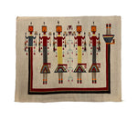 Navajo Yei Pictorial Rug with Rainbow God c. 1930s, 41" x 51.5" (T6466)