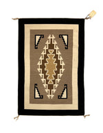 Julia Gumbo - Navajo Two Grey Hills Tapestry c. 1960s, 31.5" x 21.25" (T90237C-1022-002-A)