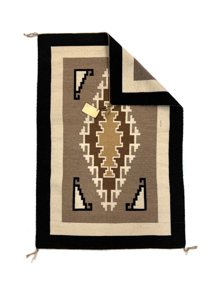 Julia Gumbo - Navajo Two Grey Hills Tapestry c. 1960s, 31.5" x 21.25" (T90237C-1022-002-A) 3