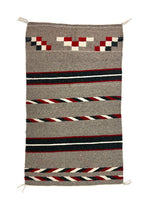 Navajo Double Saddle Blanket c. 1960s, 51" x 30.5" (T90237C-1022-011)
