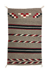 Navajo Double Saddle Blanket c. 1960s, 51" x 30.5" (T90237C-1022-011) 2