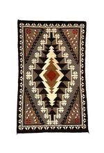 Navajo Two Grey Hills Rug c. 1950-60s, 76.25" x 49.5" (T90404A-1122-007) 2