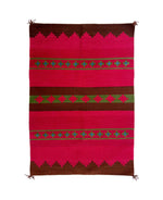 
Navajo Contemporary Dress with Cochineal, Indigo, and Vegetal Dyes, 51" x 36" (T90404A-1122-013)